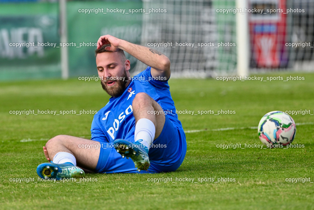 SAK Klagenfurt vs. SVG Bleiburg | #23 Kristian Sredojevic SAK, SAK Klagenfurt vs. SVG Bleiburg, SAK Klagenfurt vs. SVG Bleiburg am 11.05.2024 in Klagenfurt (Sportpark Welzenegg), Austria, (Photo by Bernd Stefan)