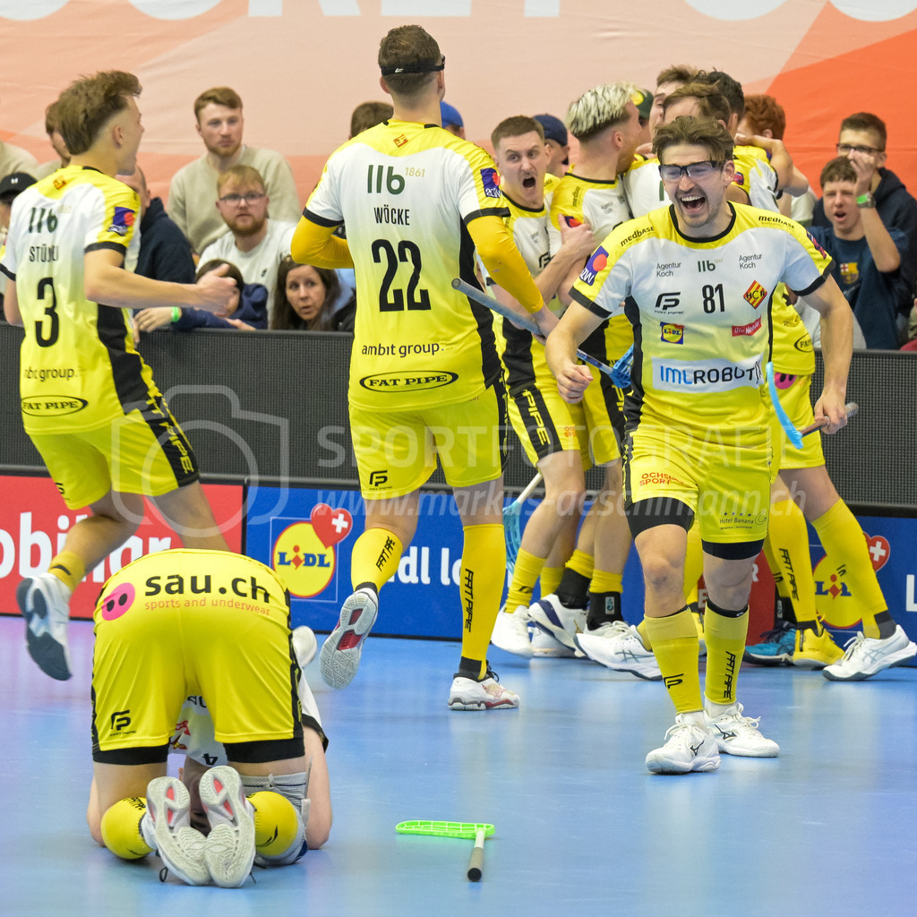 Zug United vs HC Rychenberg - 22. February 2025 | Zug United vs HC RychenbergSporthalle Wankdorf, BernTim Aeschimann (#81 HC Rychenberg Winterthur).Bild: Sportfotografie Markus Aeschimann | www.markus-aeschimann.ch - Realisiert mit Pictrs.com