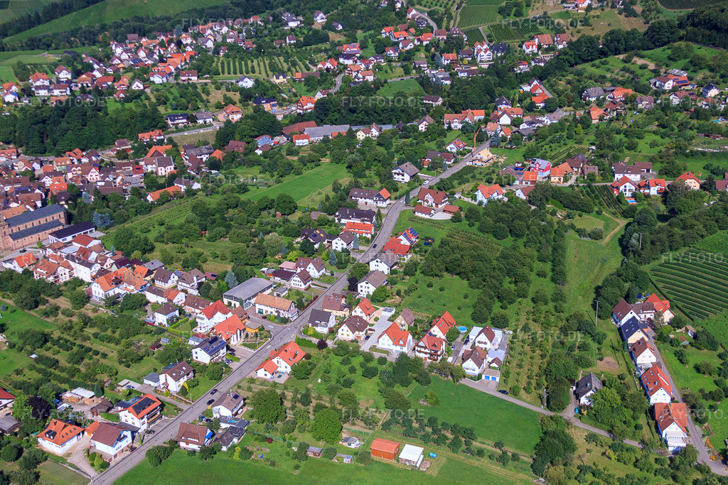 Luftbild: Steinstr im Ortsteil Matzenhöfe in Lauf im Bundesland Baden-Württemberg in Deutschland. Foto: IMG_31464.jpg vom 09.08.2010 durch Werner Riehm/FLY-FOTO.de