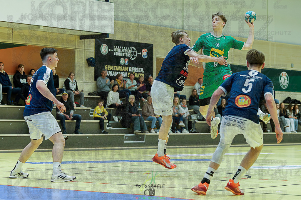 mJB Pokalrunde dt. Meisterschaft, TV Hüttenberg - TSV GWD Minden | mJB Pokalrunde dt. Meisterschaft, TV Hüttenberg - TSV GWD Minden am 15.03.2025 in Münchholzhausen (Sporthalle Münchholzhausen)Photo © 2025 - Jörg Heinrich - Realisiert mit Pictrs.com