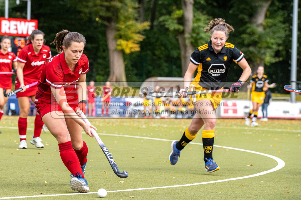 SFE_20221008_0054 | 1. Bundesliga Hockey Damen Rot-Weiss Köln - Harvestehuder THC am 08.10.2022 in Köln (KTHC Stadion Rot-Weiss Köln Tennis and Hockey Club), Photo: Stephan Fehrmann 2022 (Sports-Gallery),Lea Stöckel ( Rot-Weiss Köln #7 )