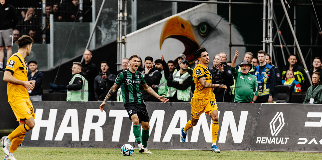 3. Liga, Saison 2023/24, 31. Spieltag: SC Preußen Münster - Dynamo Dresden | Münster, 30.03.2024: 3. Liga, 31. Spieltag, SC Preußen Münster gegen Dynamo Dresden im LVM-Preußenstadion in Münster. Foto: sportfotografie.ms | Markus Paletta - Realisiert mit Pictrs.com