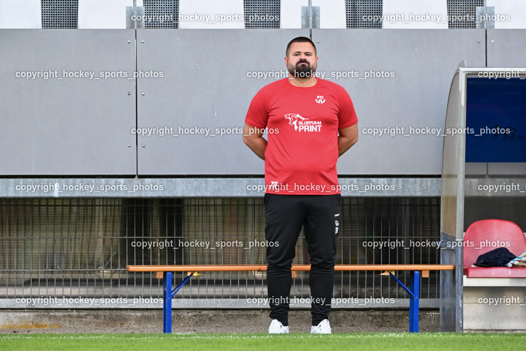 SC St. Veit vs. FC Nussdorf Debant | Headcoach FC Nussdorf Debant Sven Lovric, SC St. Veit vs. FC Nussdorf Debant, SC St. Veit vs. FC Nussdorf Debant am 22.08.2025 in St. Veit an der Glan (Jacques Lemans Arena), Austria, (Photo by Bernd Stefan)