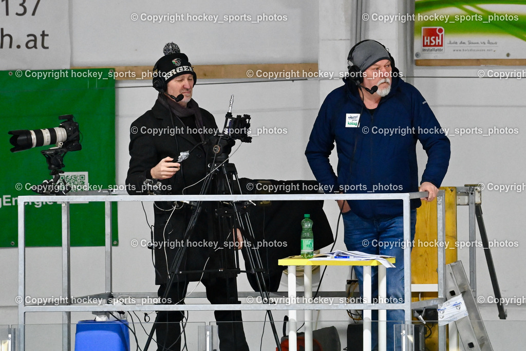 ESC Steindorf vs. SC Hohenems 11.3.2023 | Sport Fan, Ernst Krawagner, Rüdiger Wratschnig Moderator Sport Fan