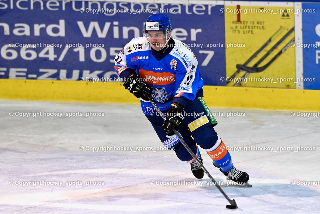 ESC Sparkasse Steindorf vs. LE Kings | #11 Kalan Luka ESC Steindorf, ESC Sparkasse Steindorf vs. LE Kings, ESC Sparkasse Steindorf vs. LE Kings am 01.11.2025 in Steindorf (Ossiachersee Halle), Austria, (Photo by Bernd Stefan)
