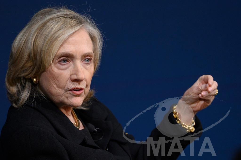 _DWI2861 | Die US-Politikerin Hillary Clinton auf der Veranstaltung Bridging Scholarship and Statecraft im Rahmen der Münchner Sicherheitskonferenz 2026. München, 13.02.2026 Bayern Deutschland  - Realisiert mit Pictrs.com