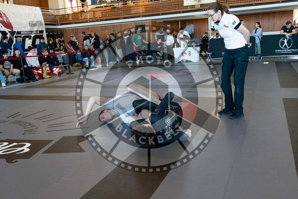 20250329PBB4170 | Fighters compete during the International Luta Livre (ILLCS) Germany IX Spring 2025 Competition spring on March 29, 2025 in Hannover, Germany.© Chiara Dazi