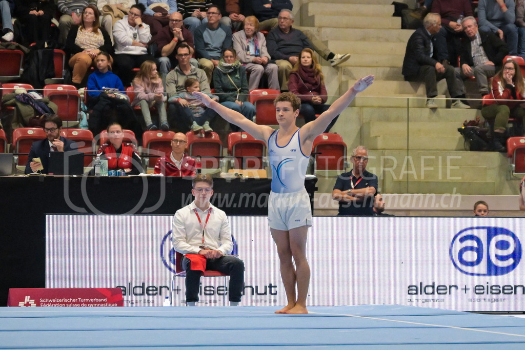 Schweizer Meisterschaften Kunstturnen Mannschaften Männer (A) - 22. November 2025 | Schweizer Meisterschaften Kunstturnen Mannschaften Männer (A)AXA Arena, WinterthurBild: Sportfotografie Markus Aeschimann | www.markus-aeschimann.ch - Realisiert mit Pictrs.com
