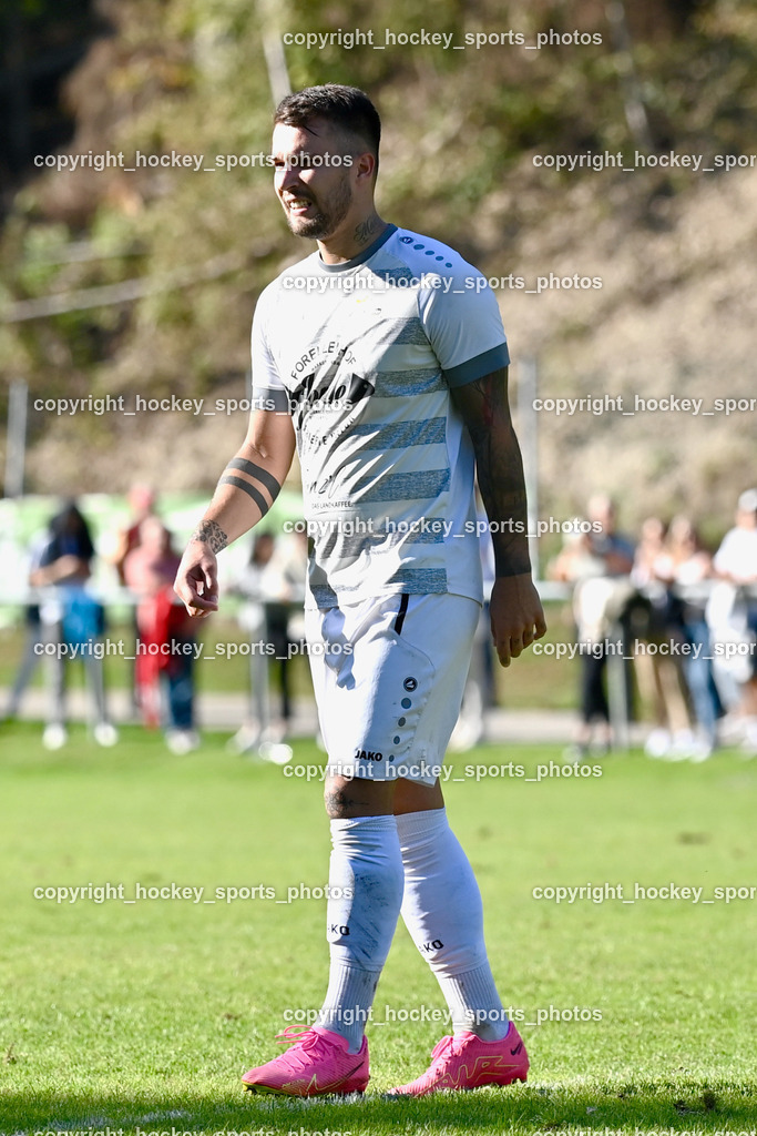 ATUS Velden vs. ASKÖ Köttmannsdorf 7.10.2023 | #10 Adis Ajkic Köttmannsdorf, ATUS Velden vs. ASKÖ Köttmannsdorf 7.10.2023, ATUS Velden vs. ASKÖ Köttmannsdorf am 07.10.2023 in Velden (Wald Arena Velden), Austria, (Photo by Bernd Stefan)