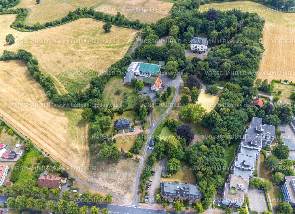 Hamm220707302 | Luftbild, Rodung mit Baustelle an der Marker Allee Ecke Dunantweg und Haus Kentrop, Mitte, Hamm, Ruhrgebiet, Nordrhein-Westfalen, Deutschland