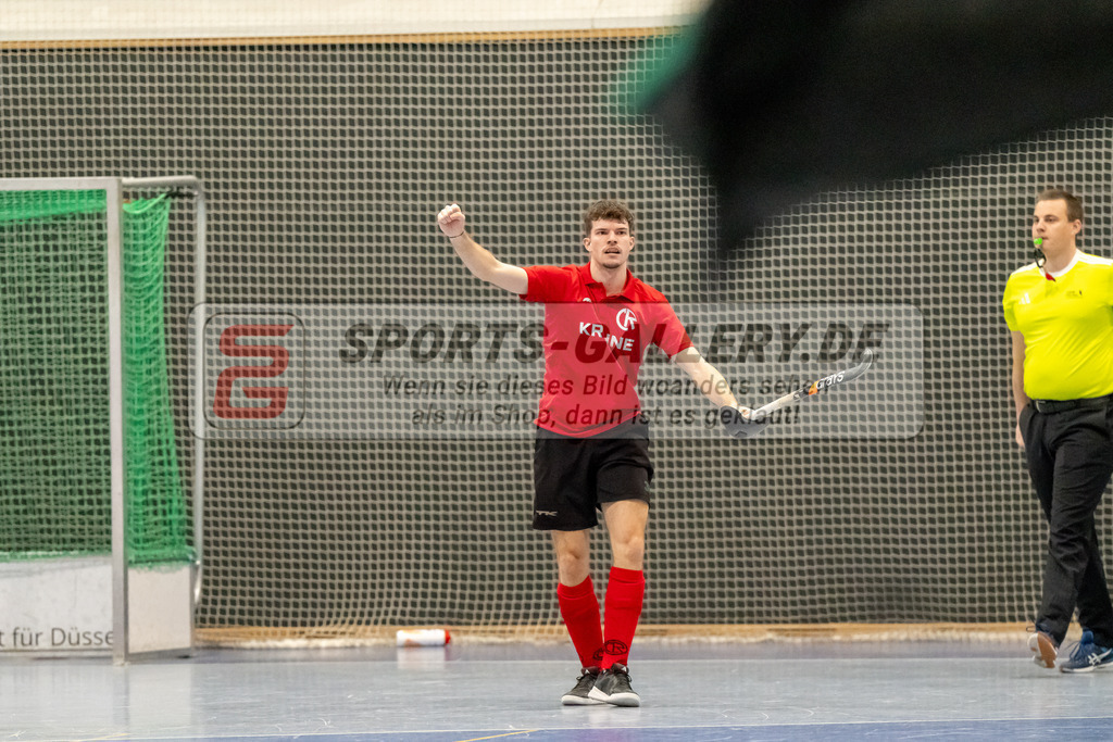 HK_20250201_102109 | 2. Bundesliga Halle Herren Düsseldorfer HC - Club Raffelberg am 1.2.2025 Halle am Seestern, Düsseldorf ,