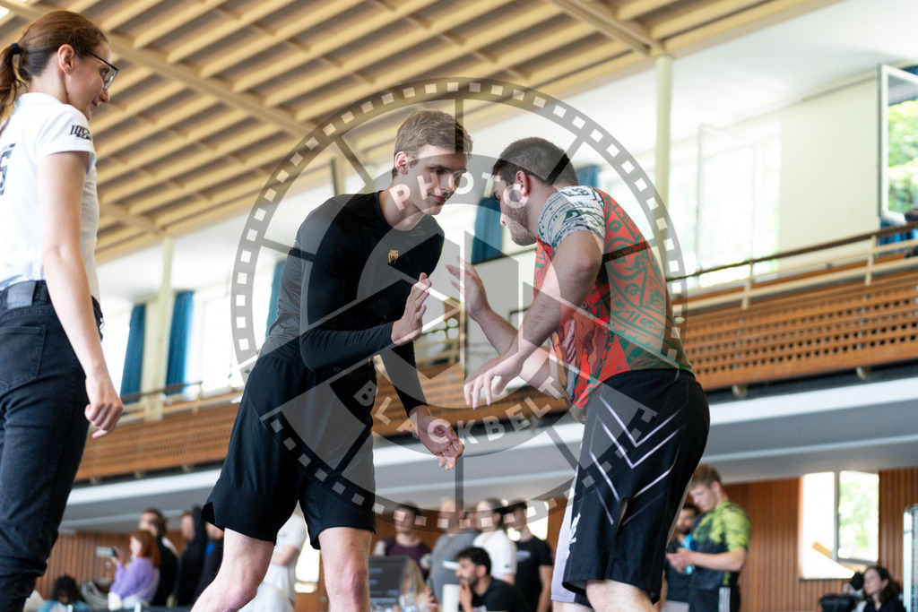 20240608PBB02964 | Fighters compete during the ILLCS VII summer edition luta livre competition in Hannover, Germany, on June 8, 2024.