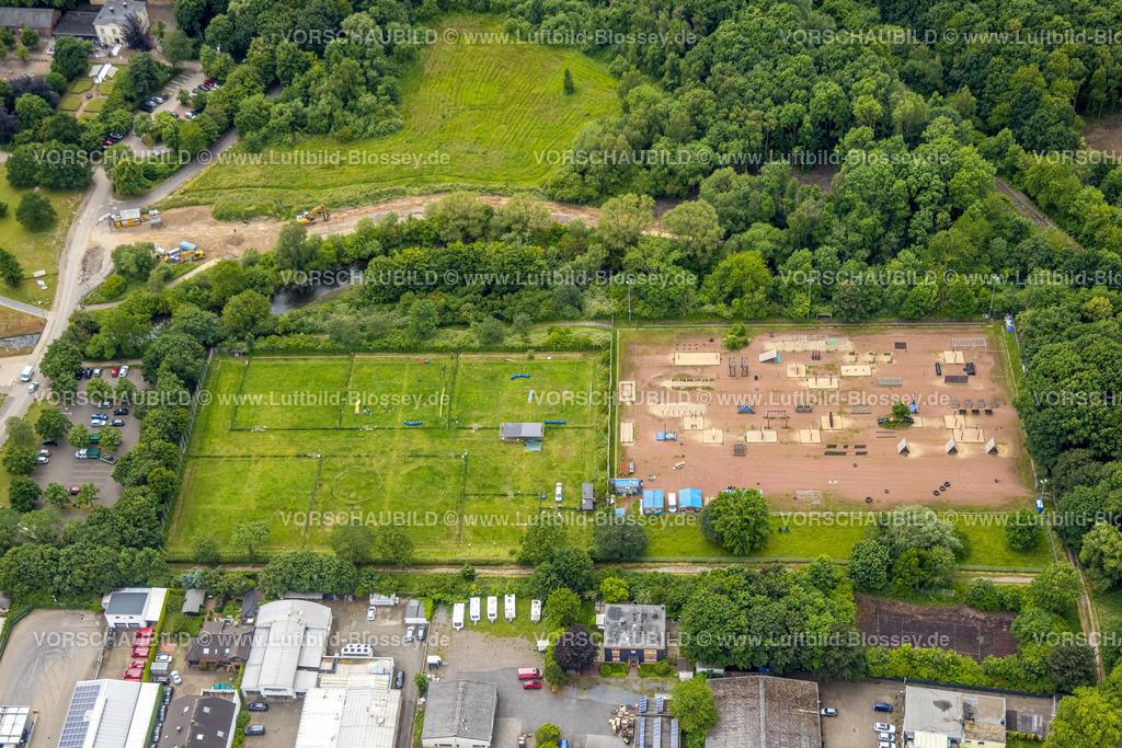 Bochum220604929 | Luftbild, CROSSTRAILS Bochum Sportanlage Hindernisbahn, am Ümminger See, Langendreer-Alter Bahnhof, Bochum, Ruhrgebiet, Nordrhein-Westfalen, Deutschland