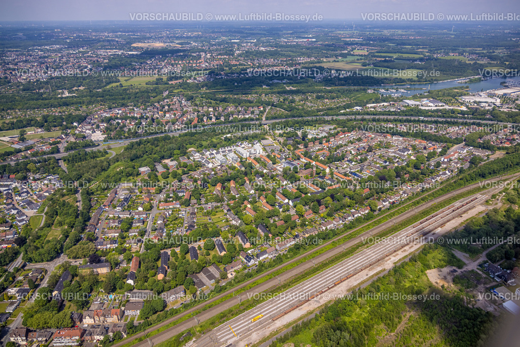 Herne220503071 | Luftbild, Ortsansicht, Wohngebiet Von-Waldthausen-Straße und Jürgens Hof, Horsthausen, Herne, Ruhrgebiet, Nordrhein-Westfalen, Deutschland