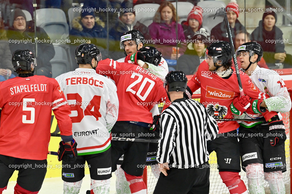 Österreich vs. Ungarn 14.12.2023 | Österreich vs. Ungarn 14.12.2023, Österreich vs. Ungarn  am 14.12.2023 in Klagenfurt (Heidi Horten Arena), Austria, (Photo by Bernd Stefan)