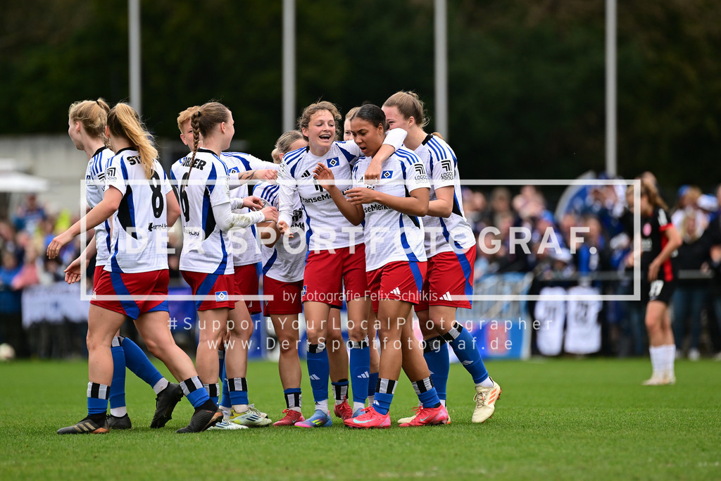 Fußball I Frauen I Saison 2024-2025 I 2. Bundesliga I 21. Spieltag I Hamburger SV - Eintracht Frankfurt II I 64114 | Der Sportfotograf. - Realized with Pictrs.com