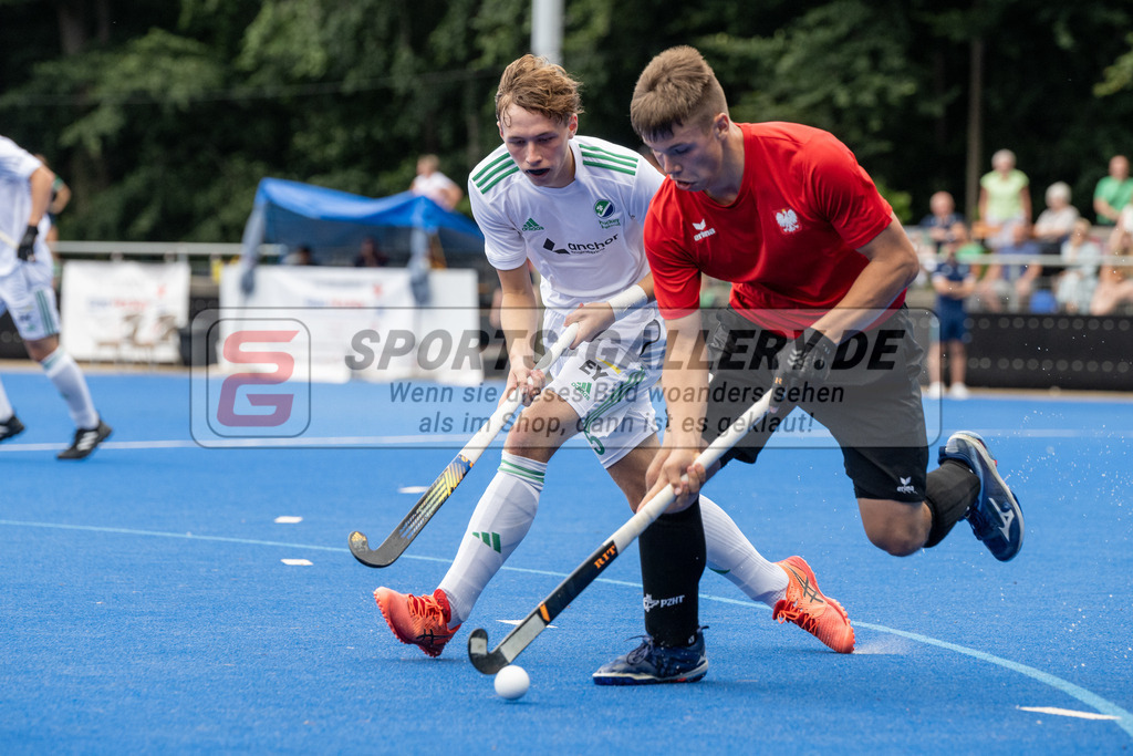 SFE_20230715_0085-2 | EuroHockey EM U18 Boys Ireland vs Poland am 15.07.2023 in Krefeld (Gerd-Wellen-Hockeyanlage), Photo: Stephan Fehrmann 2023 (Sports-Gallery)