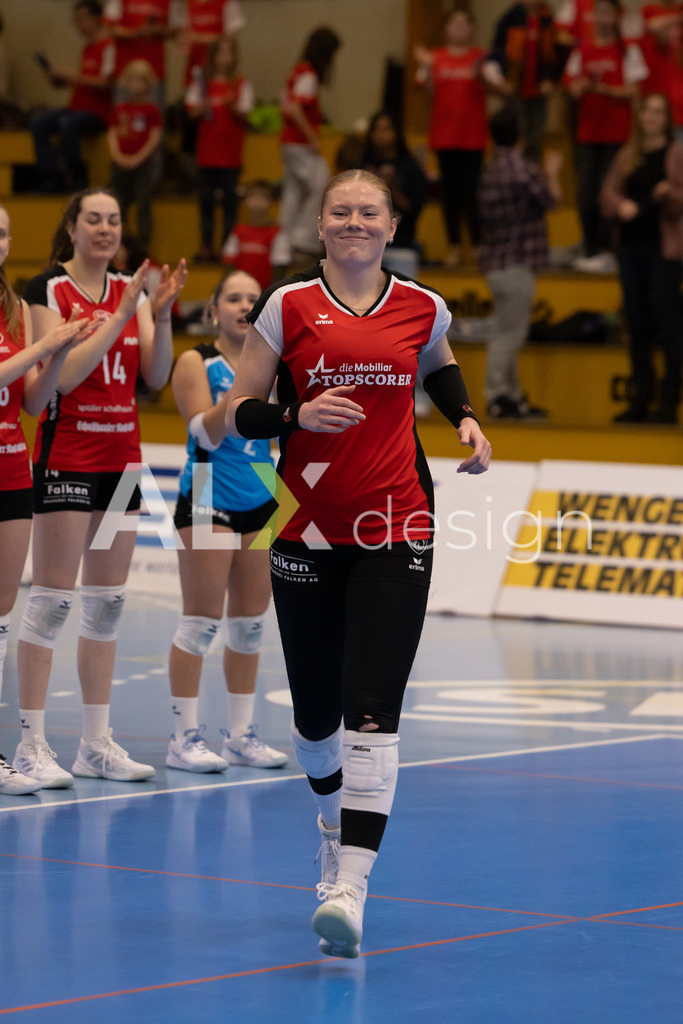 Volleyball I Frauen I Saison 2025-2026 I Volleyball NLA | Women I 1/4 Finals I VC Kanti Schaffhausen - BIWI Volleyball Franches-Montagnes I 21.02.2026 | 9 Jordan Lockwood (USA) (VC Kanti Schaffhausen) – Diagonal - Realisiert mit Pictrs.com