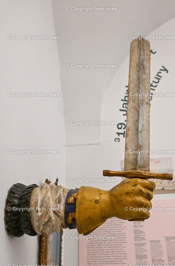 Nordico_ Stadtmuseum Linz_ Ausstellung Linz_ 50 Jahre Nordico_ 17.07.2023-10 | 17.07.2023, Linz, AUT, Nordico, Stadtmuseum Linz, im Bild Marktfreiungszeichen von Urfahr um 1817