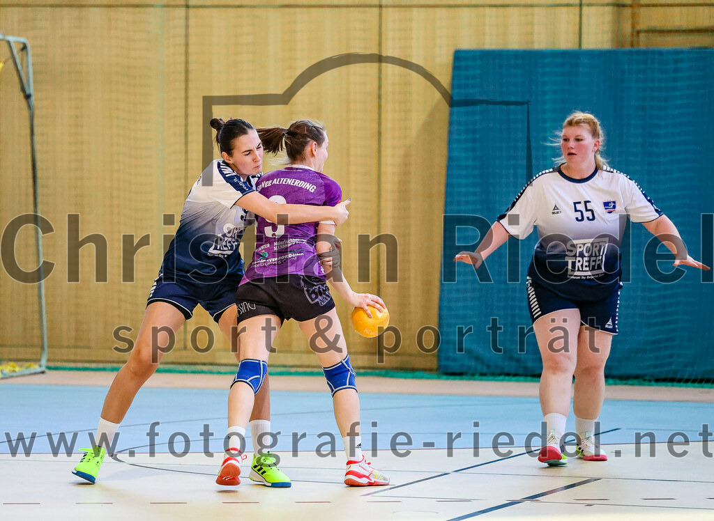 2023-12-16_091_SpVgg_Altenerding_gegen_HC_Donau-Paar_II | Erding, Deutschland, 16.12.2023:
Handball, Bezirksoberliga Frauen Altbayern 2023 / 2024, 10. Spieltag, SpVgg Altenerding gegen HC Donau/Paar II, Endergebnis: 22:22

Foto: Christian Riedel / fotografie-riedel.net