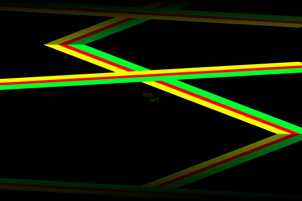 Gelb Grüne Kreuzung | Grafik - Realisiert mit Pictrs.com