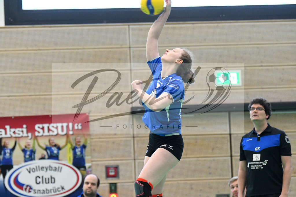 20200202_VCOOTB_0053 | Volleyball, Frauen:   waehrend des Spiels der Regionalliga NordWest zwischen VC Osnabrueck und Oldenburger TB in der Schlosswall-Halle am 02.02.2020 in Osnabrueck, Deutschland. - Realisiert mit Pictrs.com