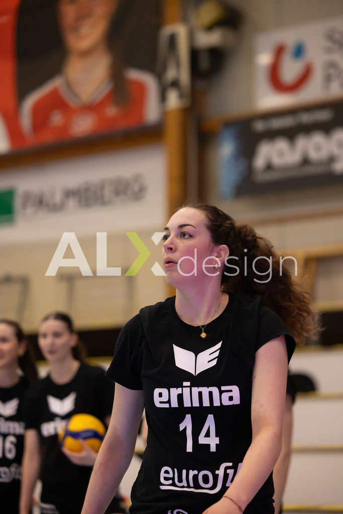 Volleyball I Frauen I Saison 2025-2026 I Volleyball NLA | Women I 1/2 Finals I  VC Kanti Schaffhausen - Sm'Aesch Pfeffingen I 07.03.2026 | 14 Josipa Marković (HR) (VC Kanti Schaffhausen) – Aussen - Realisiert mit Pictrs.com