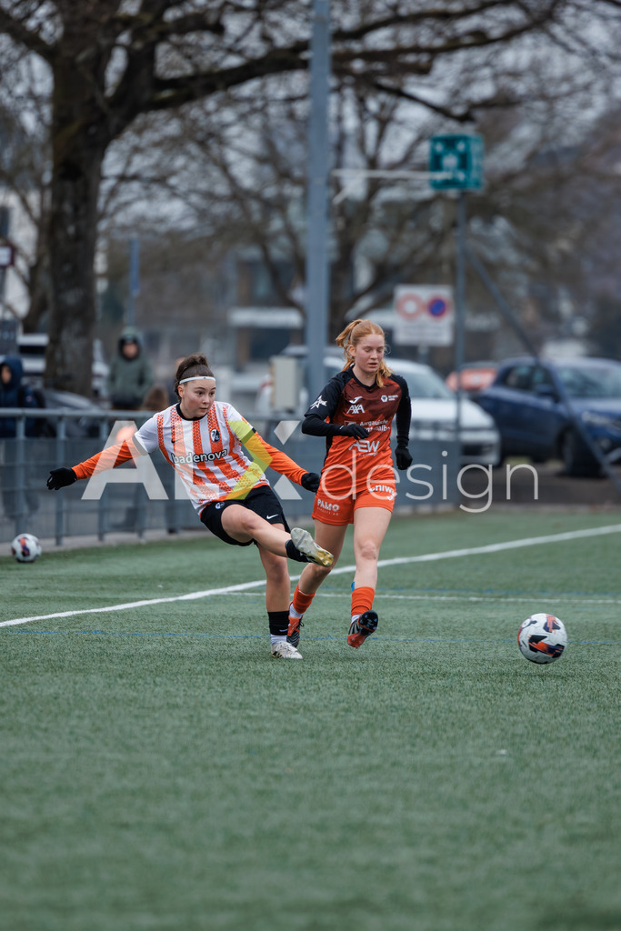 Fußball I Frauen I Saison 2025-2026 I Freundschaftsspiel I FC Aarau Frauen - SC Freiburg U20 I 24.01.2026 | 28 Laureen Scharfenberg (SC Freiburg U20) – Sturm - Realisiert mit Pictrs.com