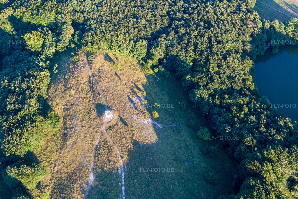 Luftbild: Ortsansicht in Borre im Bundesland Sjælland in Dänemark. Foto: IMG_108693.jpg vom 04.07.2018 durch Werner Riehm/FLY-FOTO.de