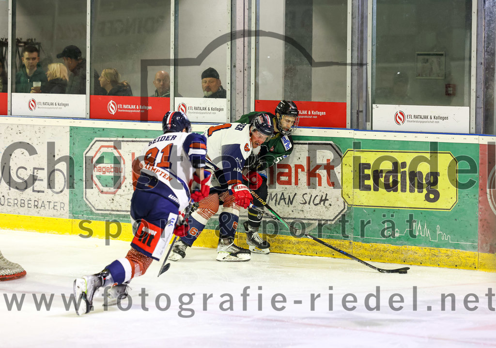2022-10-23_089_TSV_Erding_gegen_ESC_Kempten | Erding, Deutschland, 23.10.2022:
Eishockey, Bayernliga 2022 / 2023, 7. Spieltag, TSV Erding gegen ESC Kempten, Endergebnis: 

Foto: Christian Riedel / fotografie-riedel.net