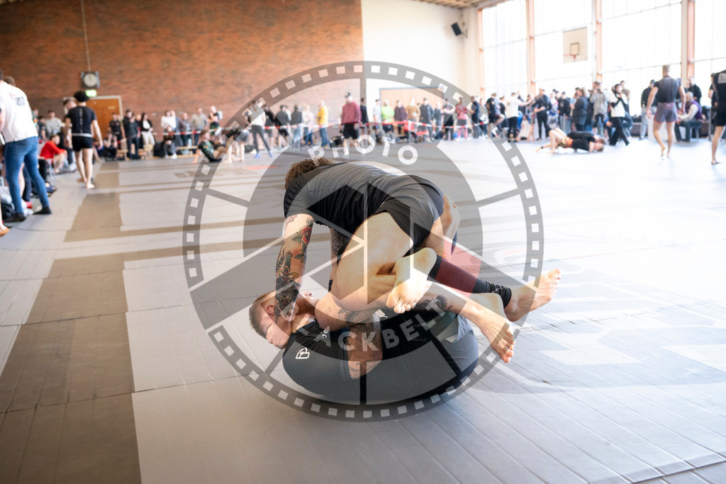 20240309PBB4999 | Fighters compete during the International Luta Livre (ILLCS) Spring Championship in Hannover, Germany, on March 9, 2024.