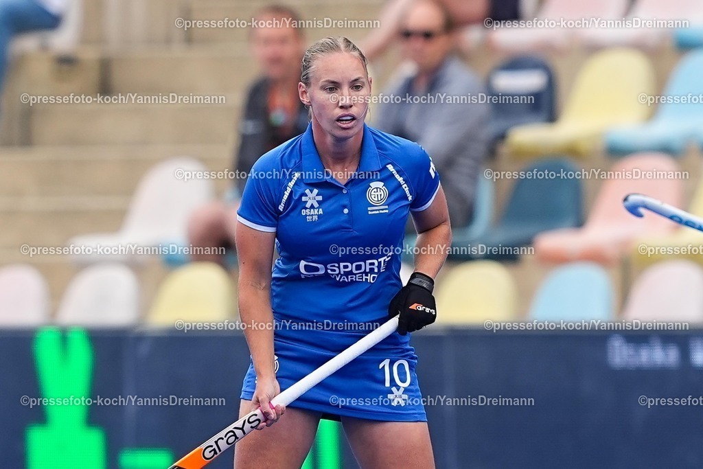 xydrx17082501004 | 17.08.2025, xydrx, Frauen EuroHockey Championship 2025, Gruppe C, Frankreich - Schottland, Sparkassenpark Mönchengladbach: Sarah Robertson (SCO #10)