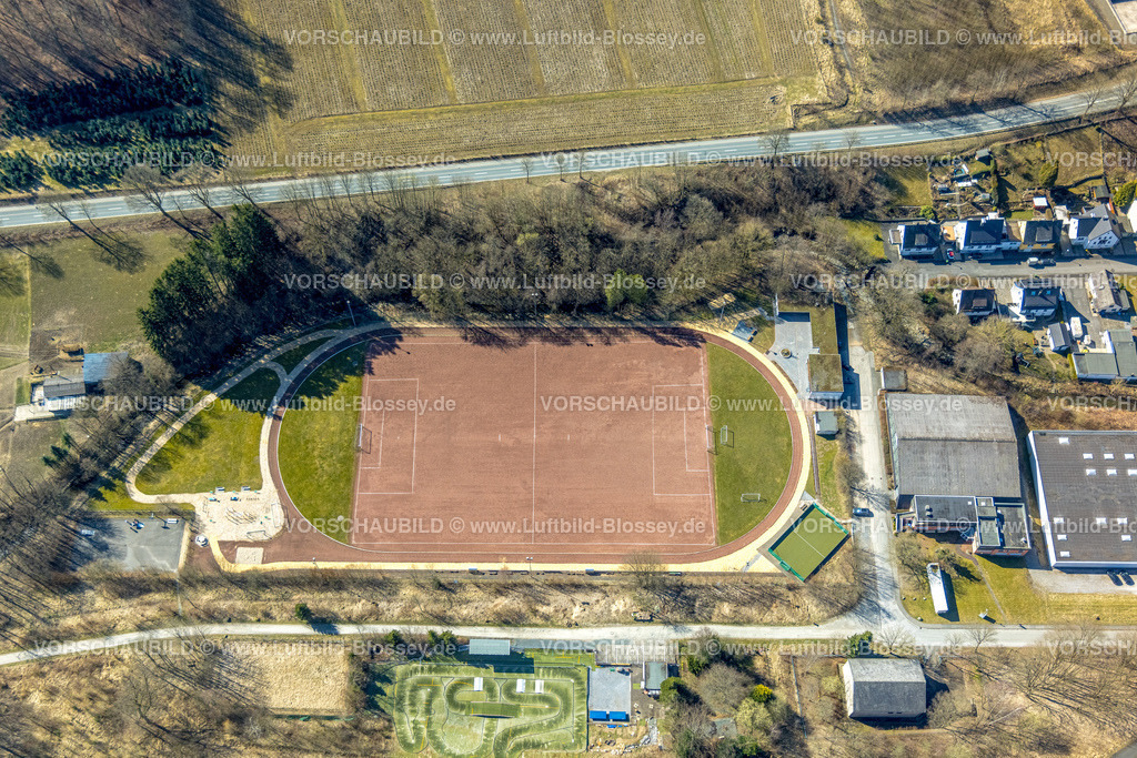 HB-Bestwig220302920 | Luftbild, Sportanlage Tus Velmede-Bestwig, RC Racer Hochsauerland Anlage, Bestwig, Sauerland, Nordrhein-Westfalen, Deutschland