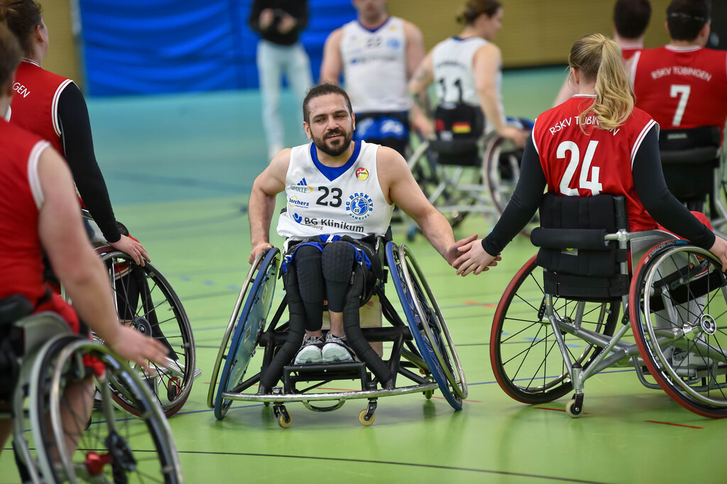 2024-03-17-0757 | #, RSKV Tübingen vs. BG Baskets Hamburg, Rollstuhlbasketball 2. Bundesliga, Saison 2023/24, 17.03.2024
Foto: Ralph Kunze - Realisiert mit Pictrs.com