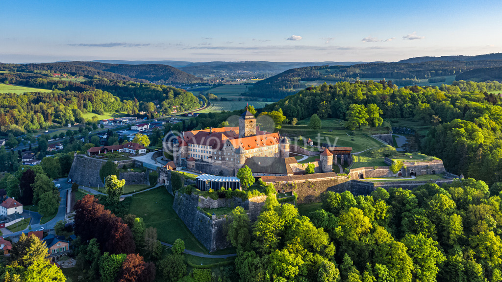 Die Festung Rosenberg im Frühjahr | Luftbilder, Drohnenbilder, Oberfranken, Bayern, Kronach, Lichtenfels, Kulmbach, Thüringen, Frankenwald, Thüringerwald - Realisiert mit Pictrs.com
