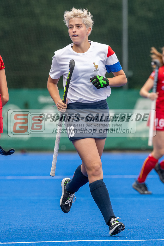 SFE_20230713_0002 | EuroHockey EM U18 Girls France vs Belgium am 13.07.2023 in Krefeld (Gerd-Wellen-Hockeyanlage), Photo: Stephan Fehrmann 2023 (Sports-Gallery)