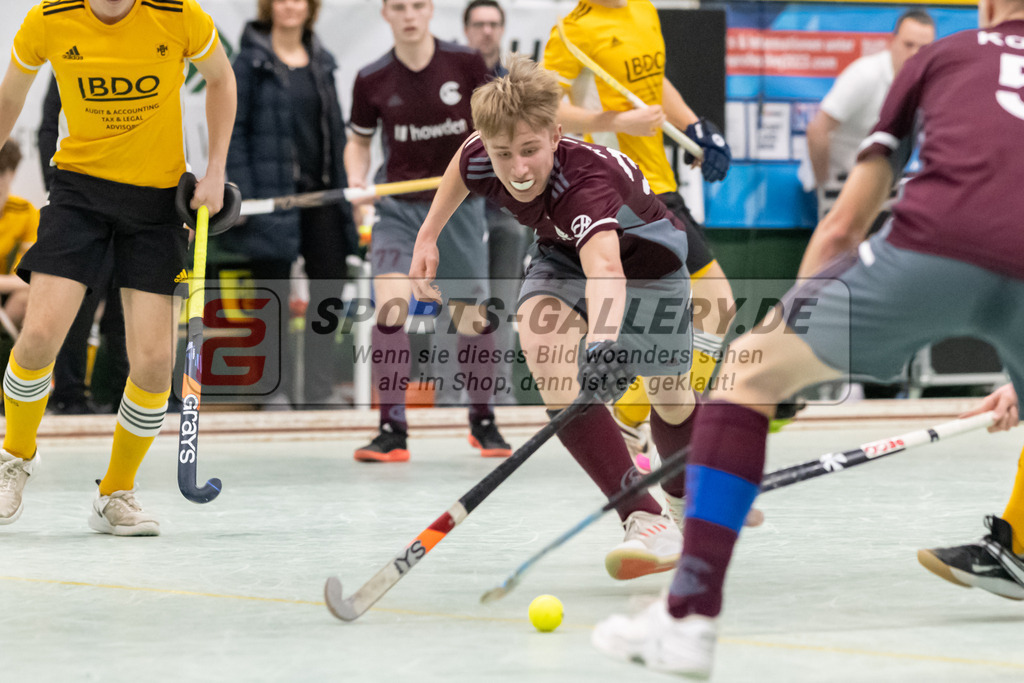 SFE_20230304_0029 | Deutsche Meisterschaft Männliche U16 Halle 2023 am 04.03.2023 in Köln (KTHC Stadion Rot-Weiss Köln Tennis and Hockey Club), Photo: Stephan Fehrmann 2022 (Sports-Gallery)
