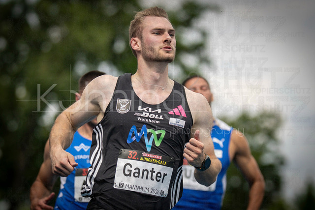 Elite Meeting; Mannheim, 14.06.2026 | MANNHEIM, GERMANY - JUNE 14, 2026 : Robin Ganter (GER/MTG Mannheim) competing during the Elite Meeting at Michael-Hoffmann-Stadion on June 14, 2026 in Mannheim, Germany.