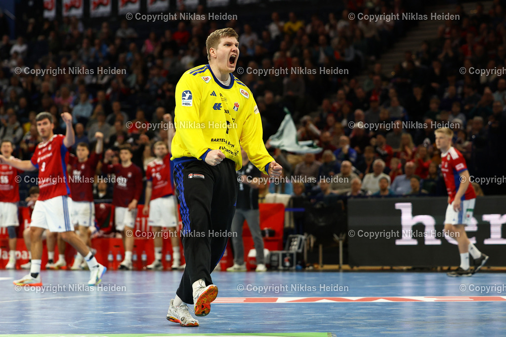 NH_HSVHamburg_MTMelsungen_HandballBundesliga_22022026 | #16 Robin Haug (Handball Sport Verein Hamburg)Handball I Herren I Bundesliga (Daikin HBL) I Saison 2025-2026 I 22. Spieltag I Handball Sport Verein Hamburg - MT Melsungen I 22.02.2026 I Barclays Arena
