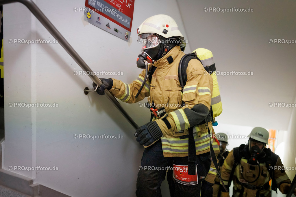 KölnTurm Treppenlauf; Köln, 03.08.2025 | Impressionen vom KölnTurm Treppenlauf am 03.08.2025 in Köln (Nordrhein-Westfalen). 