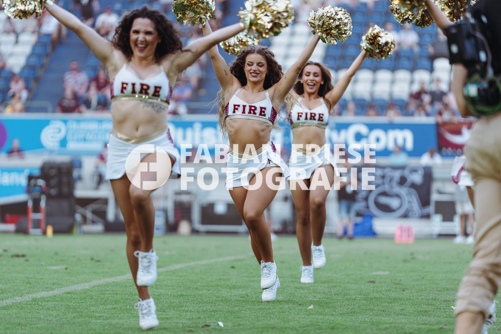 GER Rhein Fire vs. Alpine Rams, American Football, AFLE, Saison 2026, 01.08.2026 | GER Rhein Fire vs. Alpine Rams, American Football, AFLE, Saison 2026, 01.08.2026Foto: Eibner-Pressefoto/Fabian Friese - Realisiert mit Pictrs.com