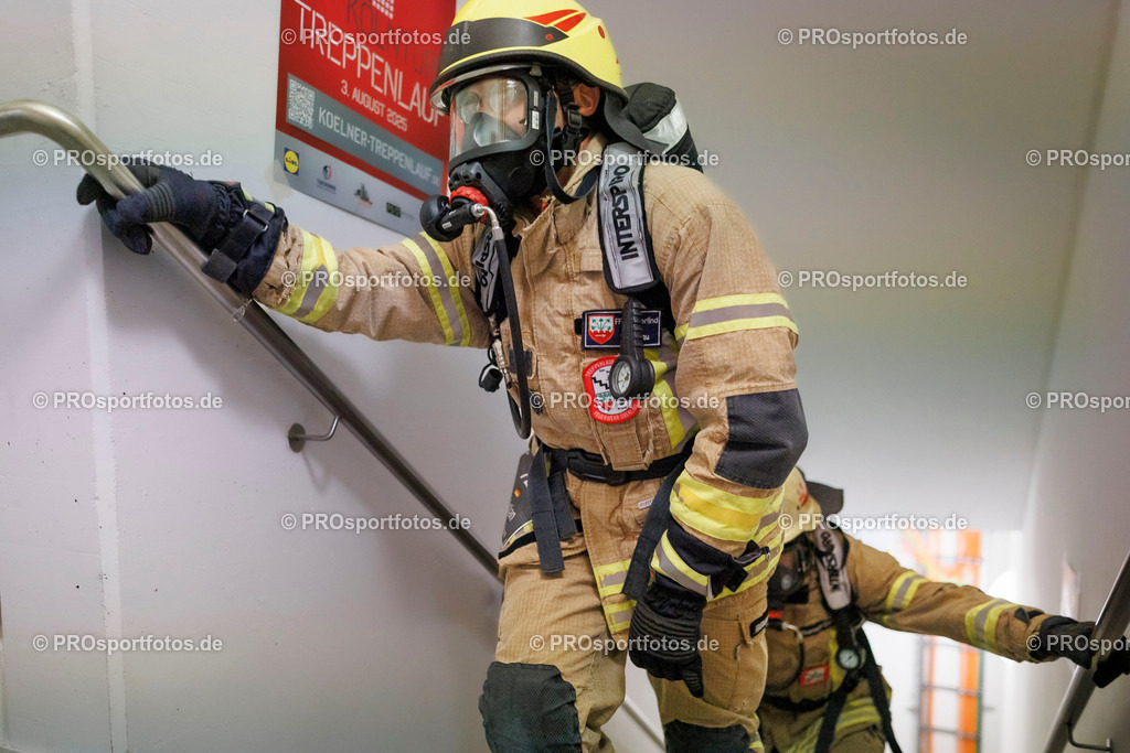 KölnTurm Treppenlauf; Köln, 03.08.2025 | Impressionen vom KölnTurm Treppenlauf am 03.08.2025 in Köln (Nordrhein-Westfalen). 