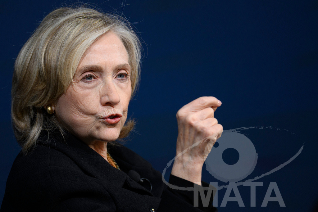_DWA3852 | Die US-Politikerin Hillary Clinton auf der Veranstaltung Bridging Scholarship and Statecraft im Rahmen der Münchner Sicherheitskonferenz 2026. München, 13.02.2026 Bayern Deutschland  - Realisiert mit Pictrs.com
