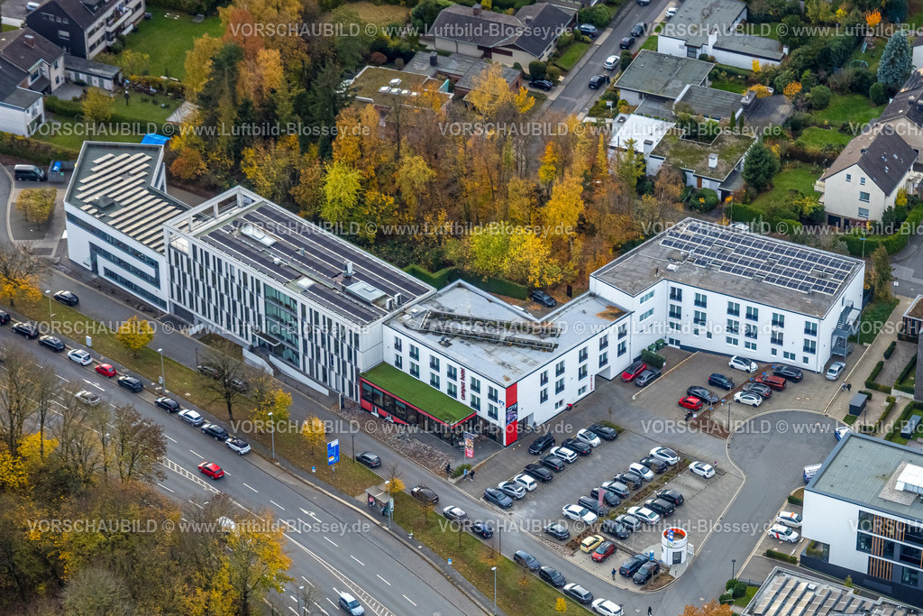 Hagen251101525-2 | Luftbild, Campus Hotel und Bürohaus, Feithstraße, Hochschulviertel, Hagen, Ruhrgebiet, Nordrhein-Westfalen, Deutschland
