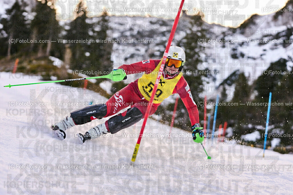 ALP3103_NWC-OAC-Slalom-II DG-I_Hochkar_Schachinger Lorenz | (C)FotoLois.com, Alois Spandl, NWC+OAC-Schüler-Slalom 1 auf dem Hochkar, Sa 7. Jänner 2023.