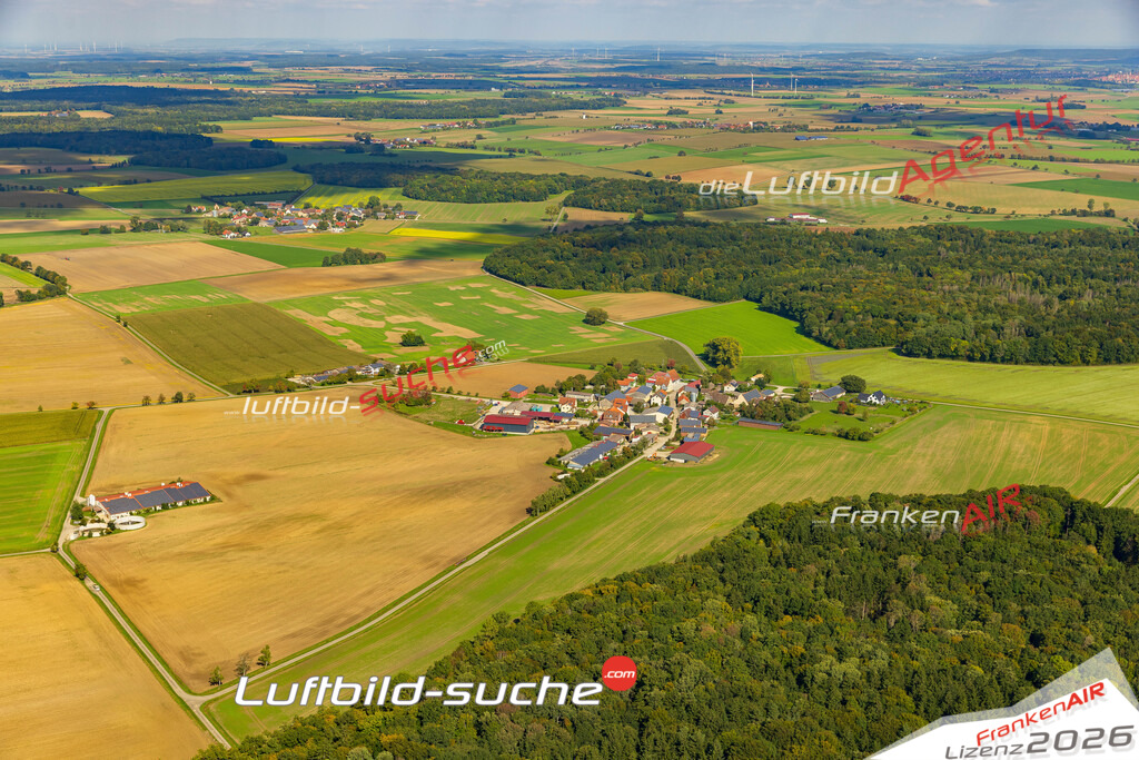 Luftbild Vs Google Maps  Kleinbärenweiler  Schrozberg -Das Luftbild wurde 2025 vom UL-Flugzeug heraus erstellt ( keine Drohne ) - Hochauflösende Luftaufnahme -Nicht vergleichbar mit Google Maps oder Satelittenbilder- Die Geschenkidee !Mit Lizenz und Bildrechte bestellbar