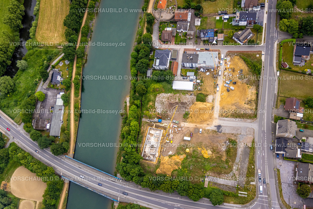 Haltern220604303 | Luftbild, Baustelle Katharinenhöfe, Kapellenweg, Bossendorf, Haltern am See, Ruhrgebiet, Nordrhein-Westfalen, Deutschland