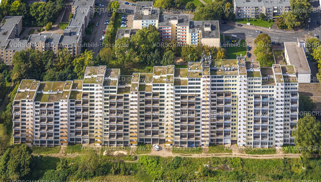 Dortmund231000567-2 | Luftbild, Leerstehendes Hochhaus Wohnkomplex Hannibal II, Dorstfeld, Dortmund, Ruhrgebiet, Nordrhein-Westfalen, Deutschland