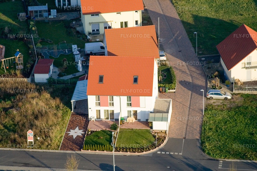 Luftbild: Im Unterfeld im Ortsteil Schaidt in Wörth im Bundesland Rheinland-Pfalz in Deutschland. Foto: IMG_14846.jpg vom 30.11.2008 durch Werner Riehm/FLY-FOTO.de