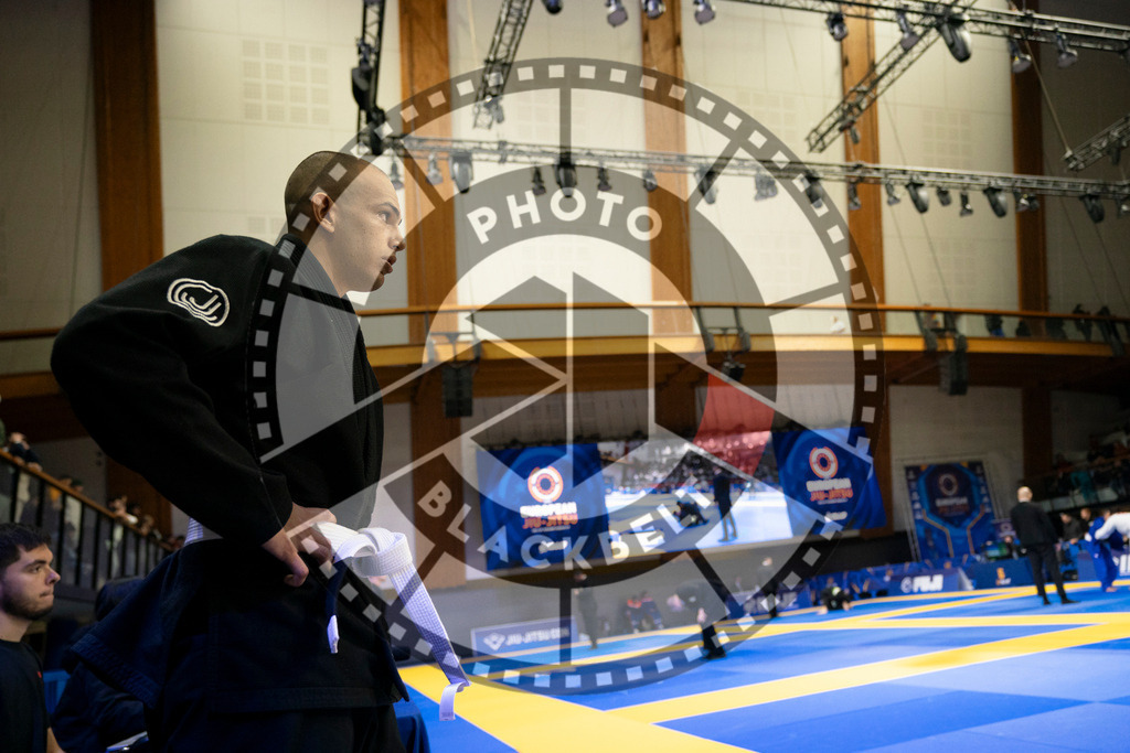 20240119PBB1104 | Fighters compete during the IBJJF European Championship in Paris, France, on January 19, 2024.
